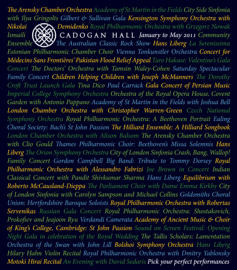 Cadogan Hall Season Brochure-1
