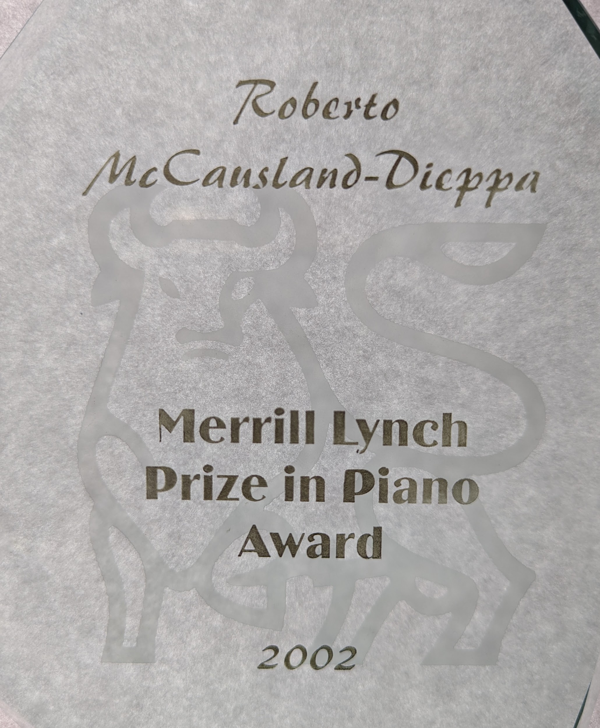 Merryl Lynch Prize in Piano Award